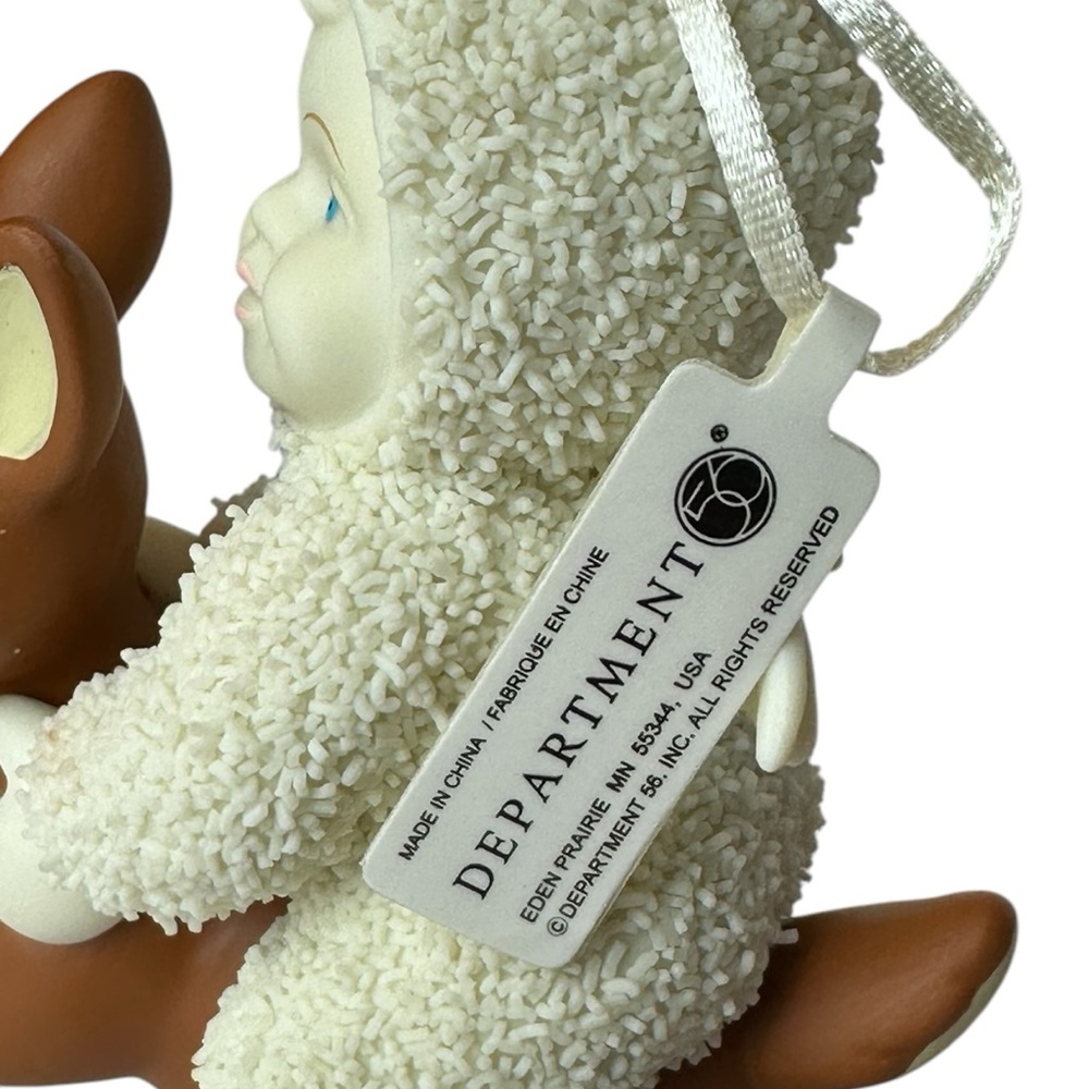 Dept 56 Snowbabies Rudolph “Guiding the sleigh” Ornament - Picture 9 of 9